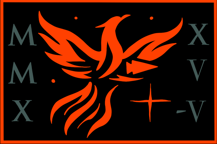 The Tribe 'n Training features a stylized orange phoenix with MMXV and X V - V in gray on black, symbolizing the community-building spirit of the GORUCK Tribe.