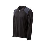 GORUCK Merino wool 1/4 zip black long sleeve shirt with reinforced shoulders, size L