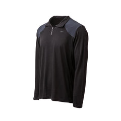 GORUCK Merino wool 1/4 zip black long sleeve shirt with reinforced shoulders, size L