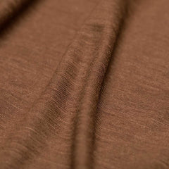 Close-up of soft Java-colored merino wool fabric with fine knit texture from GORUCK