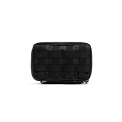 Black GORUCK padded field pocket with durable Dyneema fabric and MOLLE webbing for gear attachment