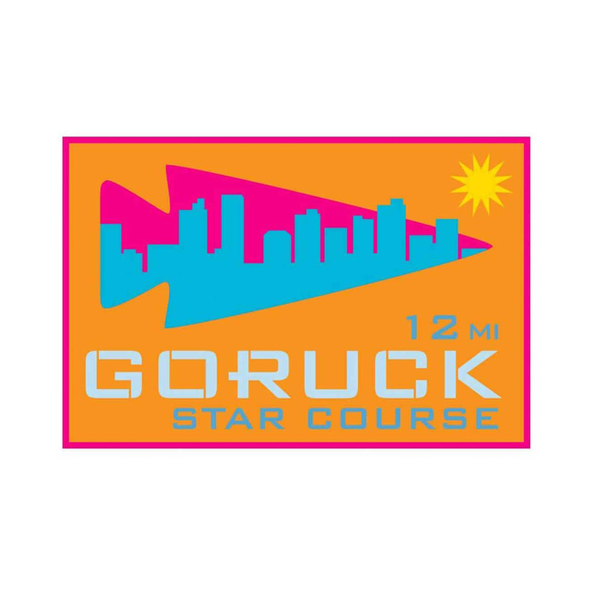Cityscape silhouette logo with 