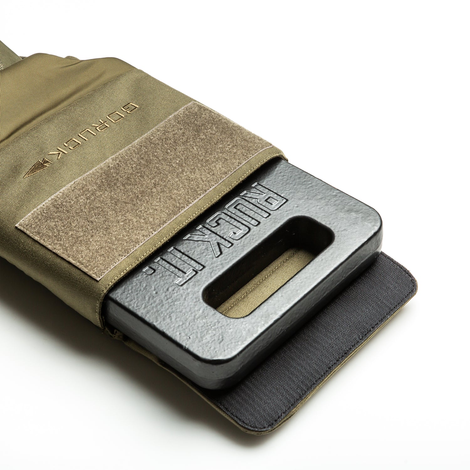 The RPC 3.0 + 10lb Ruck Sandplate fits into a 