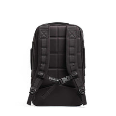 GORUCK black rucksack with padded straps and buckle, durable rucking backpack design