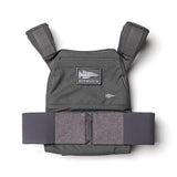 GORUCK grey weight vest with logo, designed for rucking fitness and training