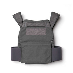 The Rucking Weight Vest features adjustable shoulder straps, Curved Ruck Plates compatibility, and a front velcro patch—perfect for rucking or intense workouts.