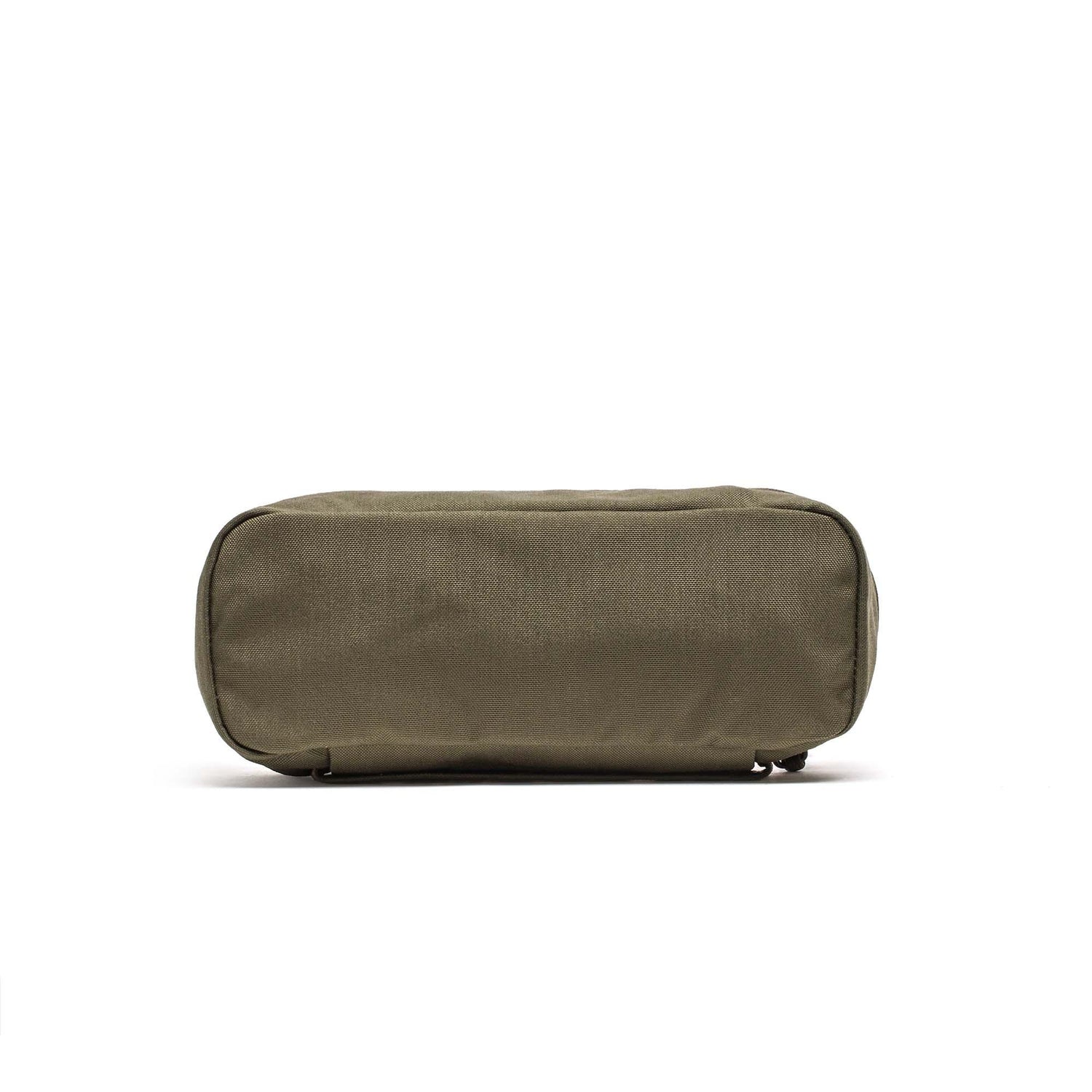 Shadow Pockets in olive green Cordura shown from the bottom against a white background—ideal for organizing your rucksack.