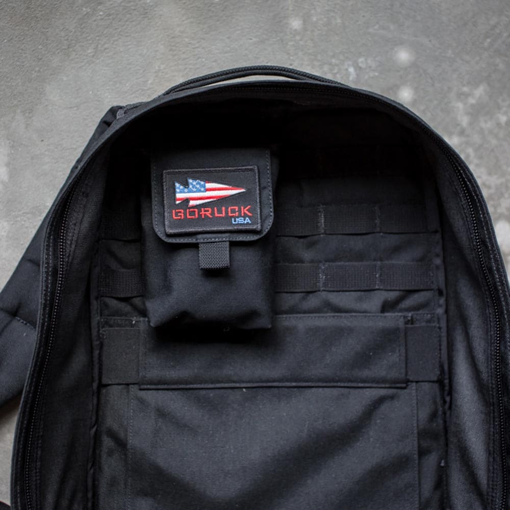 10x5.5 LITE velcro pouch for Goruck Shooter or GWA Citadel in