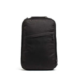 GORUCK black rucking backpack with angled front zip pocket on white background