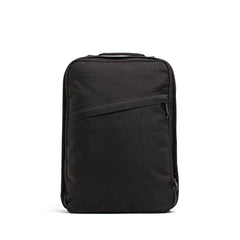 GORUCK Slick Ruck 16L black backpack with front diagonal zipper pocket, minimalist design