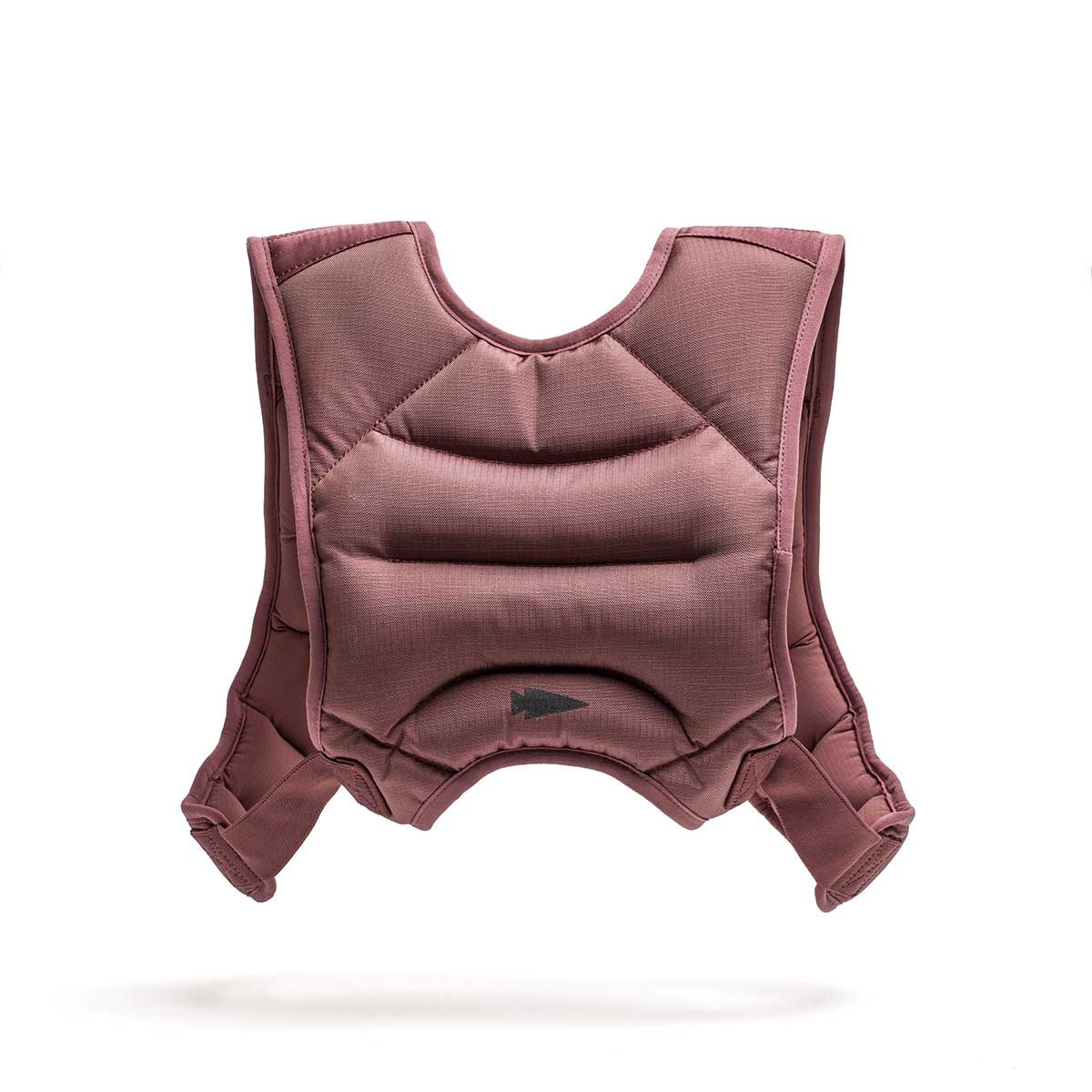 The Spy Ruck | Women's Weighted Vest in mauve features padding and shoulder straps, offering a stylish option for weighted fitness exercises. Shown on a white background.