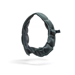A padded, dark green Spy Ruck | Women's Weighted Vest floats against a white background.