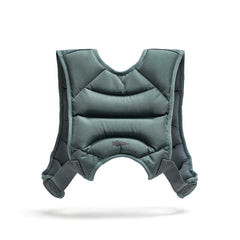 The Spy Ruck | Women's Weighted Vest is a padded dark green vest with shoulder straps, shown front-facing on a white background—ideal as a weighted vest for women.