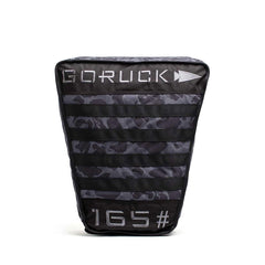 GORUCK 165lb weighted ruck plate in black frogskin camo with durable design for rucking gear