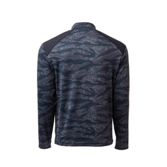 GORUCK black tiger stripe full zip jacket, no hood, rugged rucking gear, rear view