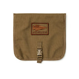 GORUCK coyote brown tactical pouch with buckle, logo patch, durable rucking gear