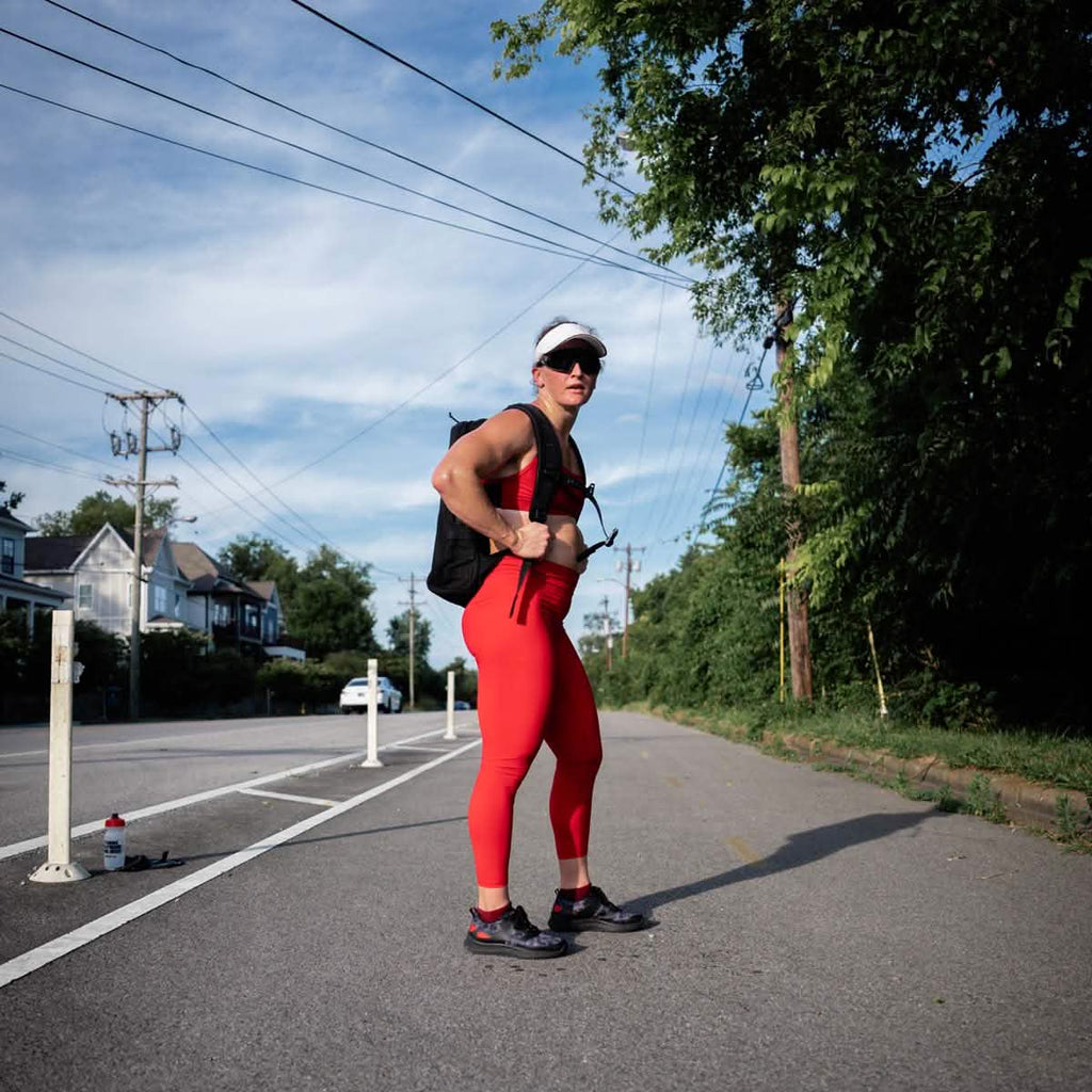 Training leggings with pockets top