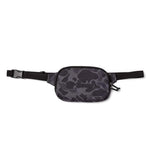 GORUCK black camo belt bag with adjustable strap on white background