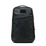 GORUCK black 26L rucksack backpack with top handle and front zip pocket, rugged gear.