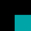 Black + Teal