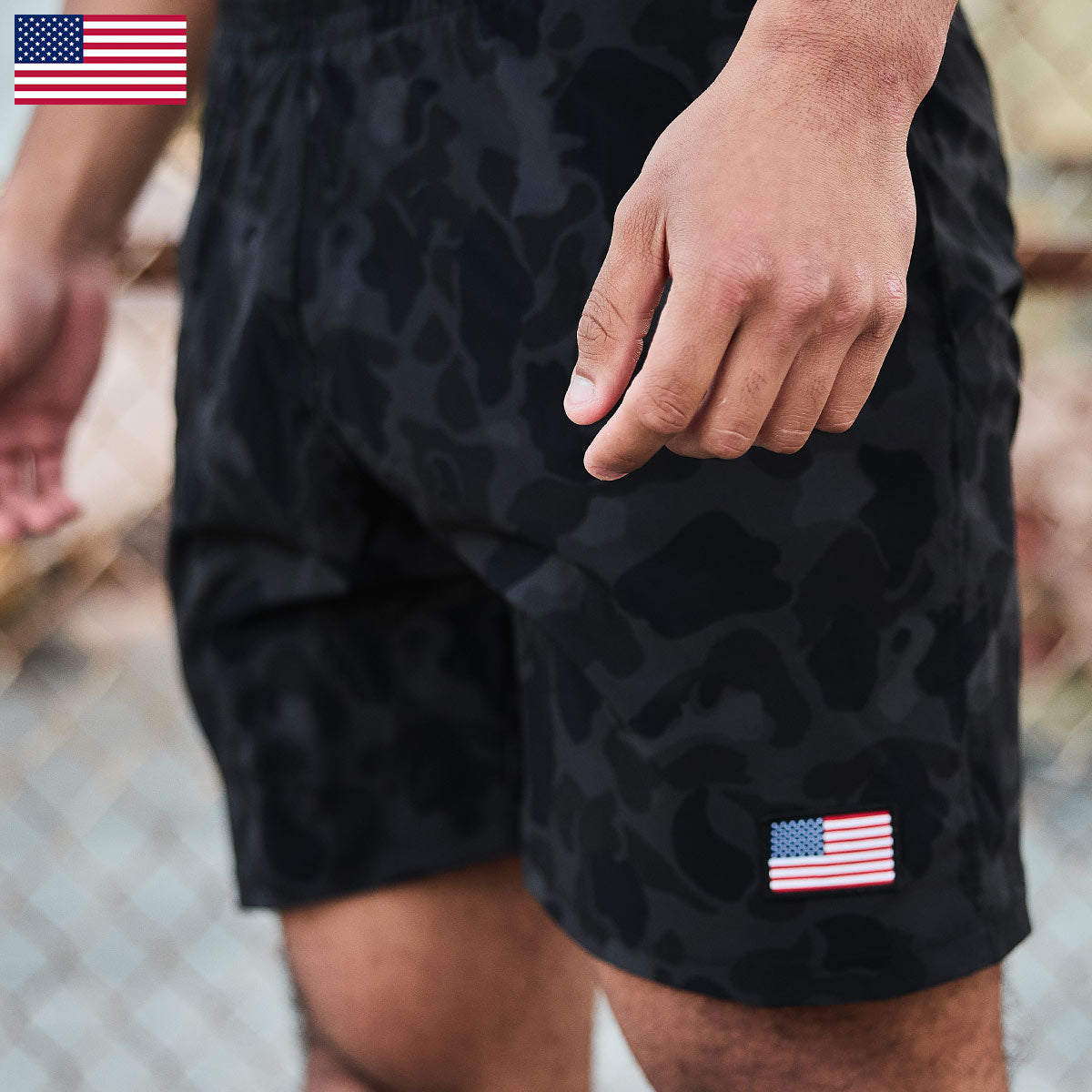 Camo training best sale shorts