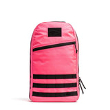 GORUCK Bullet Ruck pink backpack with black details, tough rucking gear front view