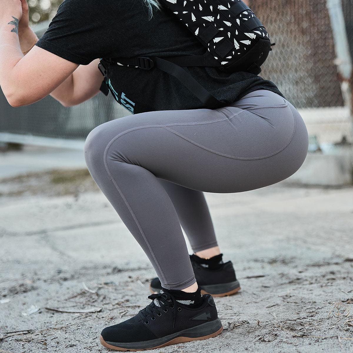 Women's Ultimate Gym Leggings - Dark Grey | Adanola