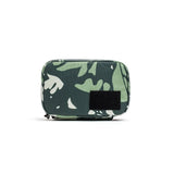 The GR1 Field Pocket - USA is a camouflage-patterned rectangular pouch with a black front patch, ideal as a dopp kit or electronics organizer, shown on a white background.
