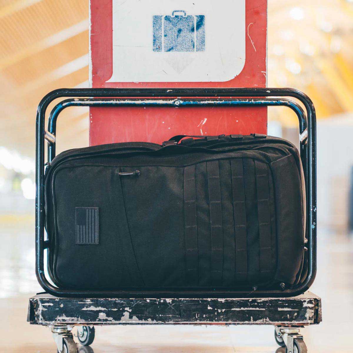 Hands-Free Because Roll Bags Suck