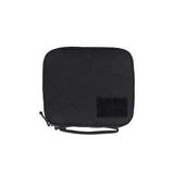 GORUCK black rucking gear case with handle and Velcro patch on white background