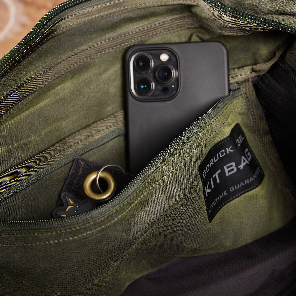 Kit Bag Waxed Canvas Flight Bag GORUCK