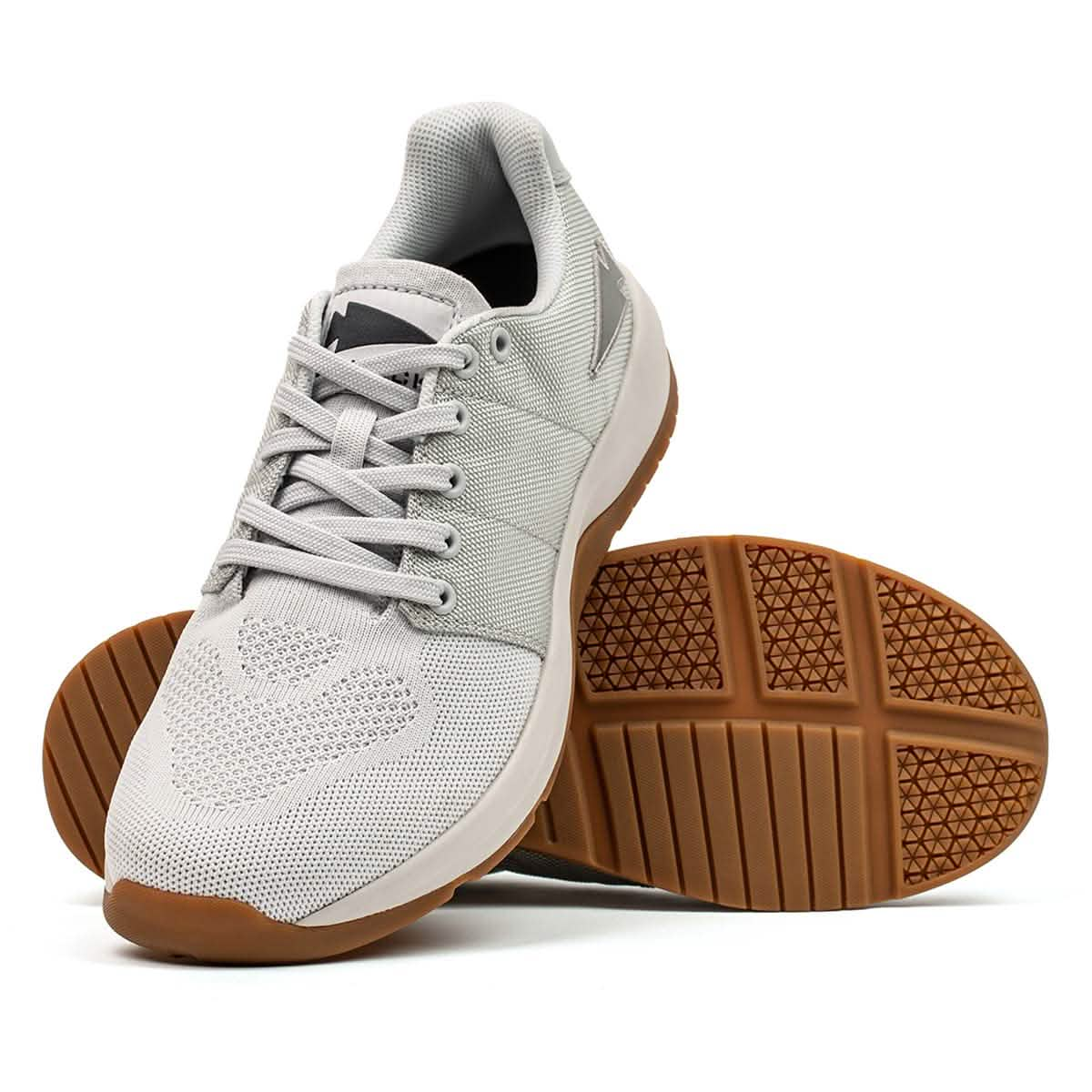 Men's Ballistic Trainers - Lunar Rock + Gum w/ Silver Reflective Spearhead