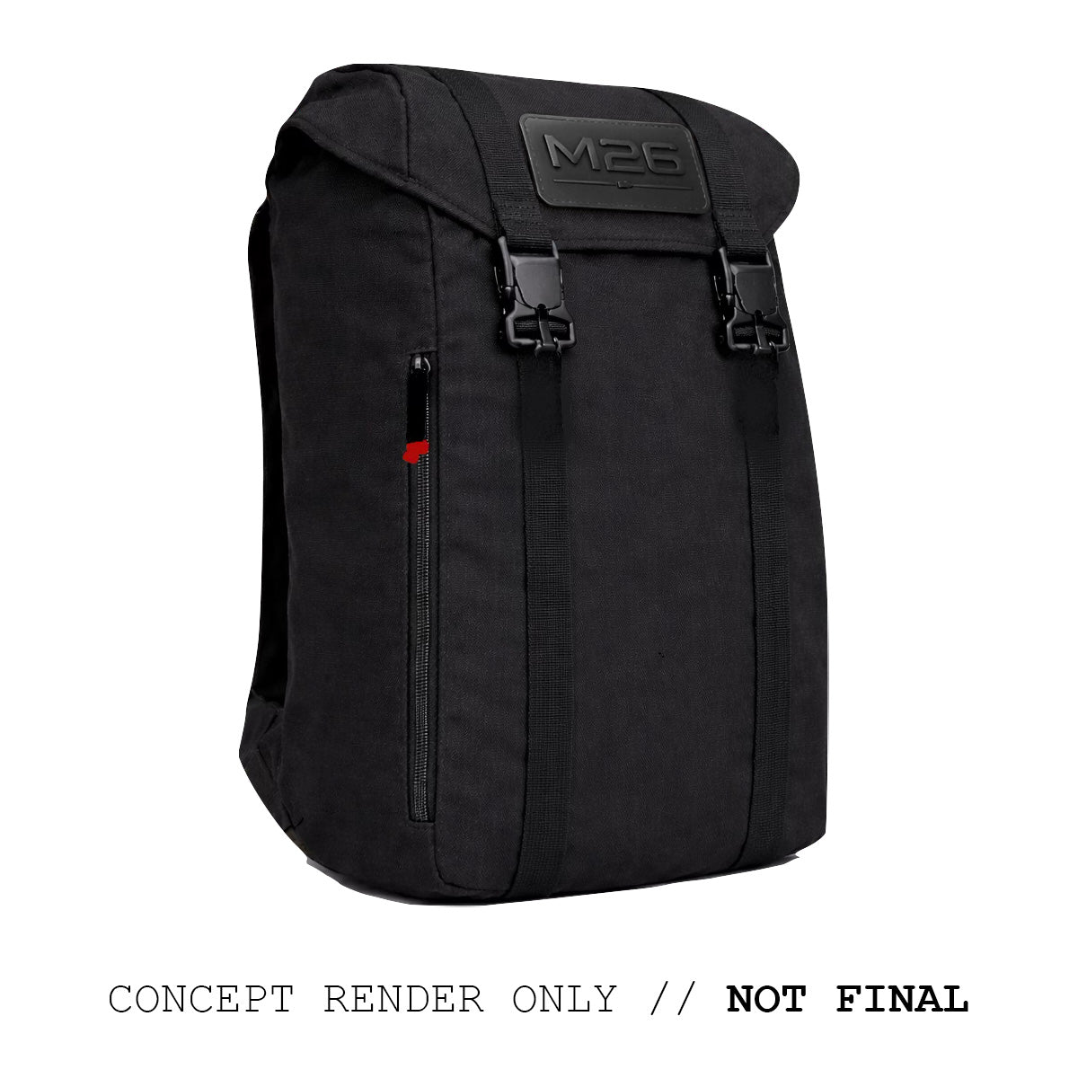 バッグ merukeru Nantucket Waxed Canvas Original Backpack | Red Canvas Backpack