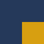 Navy + Gold
