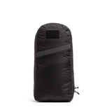 GORUCK packable black rucksack with zipper and velcro patch, minimalist design