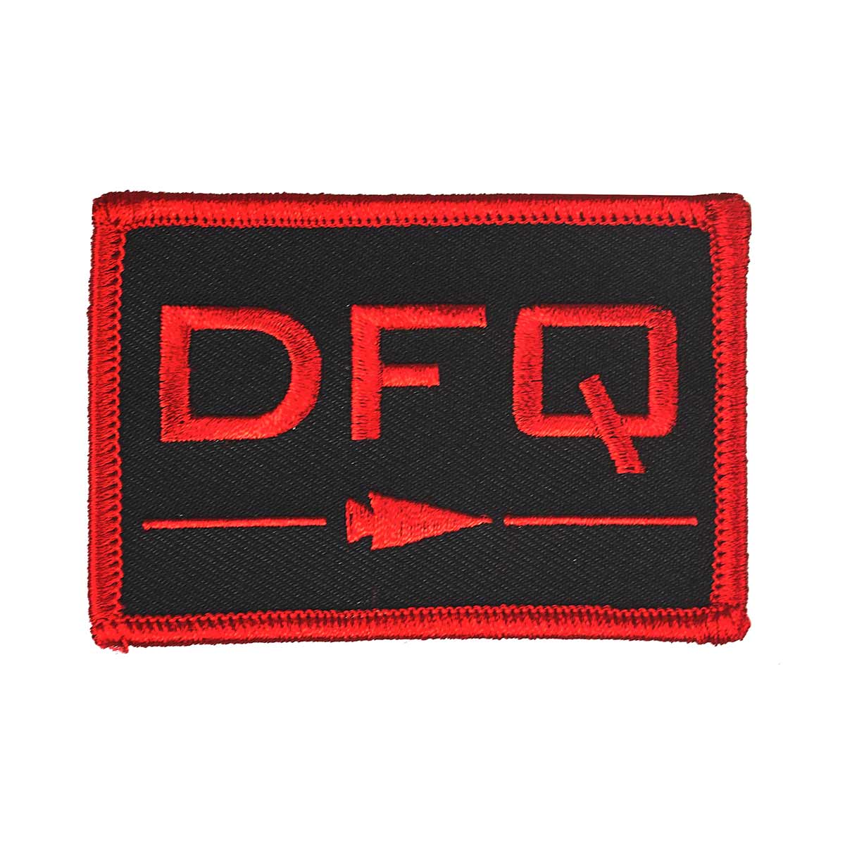 Patch - DFQ - Black + Red