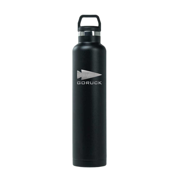 HydraPeak 32Oz. Stainless Steel Water Bottle with Optional Bonus Lid