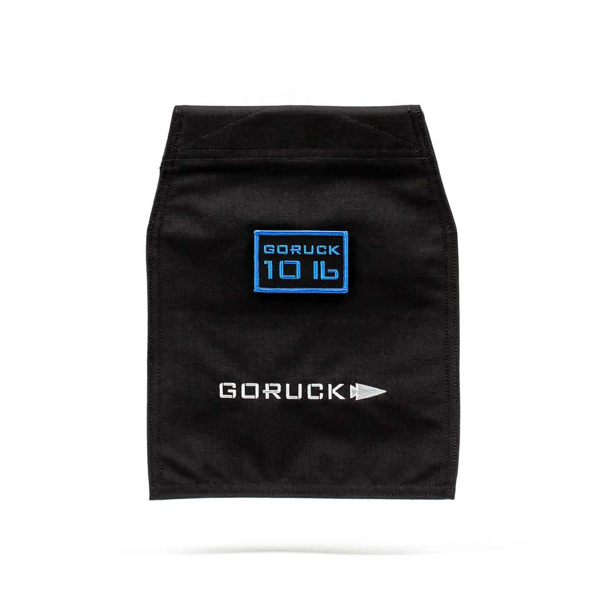 A sleek VELCRO® closure design characterizes the Ruck Sandbag - 10LB by GORUCK. It features a black fabric patch with 