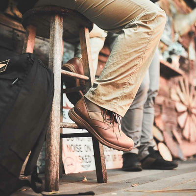MACV-1 - Mid Top - Light Brown + Coyote - Size 4(W6) - 5.5 (W7.5)