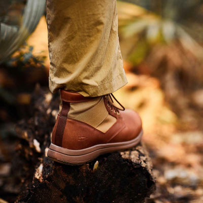 MACV-1 - Mid Top - Light Brown + Coyote - Size 4(W6) - 5.5 (W7.5)