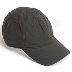 A Performance TAC Hat - Slick - TOUGHDRY by GORUCK, featuring a dark green color, curved brim, and stitched panels. It's made from durable ToughDry® fabric for enhanced durability and sweat-wicking comfort, displayed on a white background.
