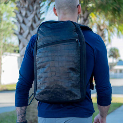 Bullet Ruck - Laptop - Alligator Leather
