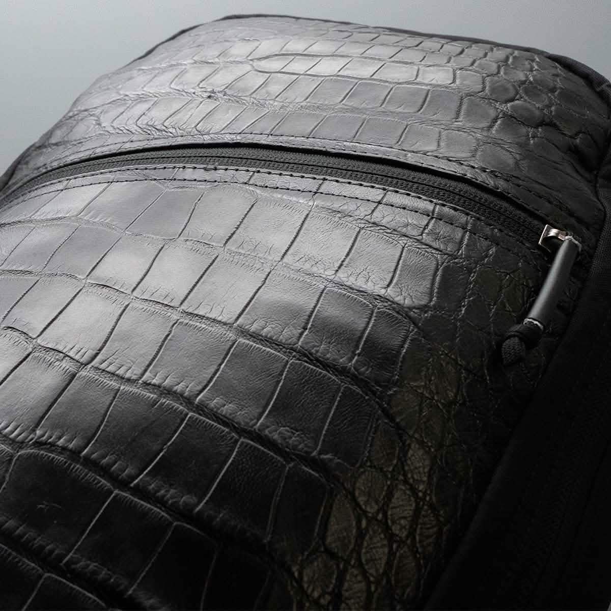 Bullet Ruck - Laptop - Alligator Leather