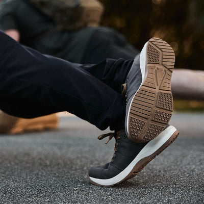 Men's Ballistic Trainers - Charcoal + White + Coyote