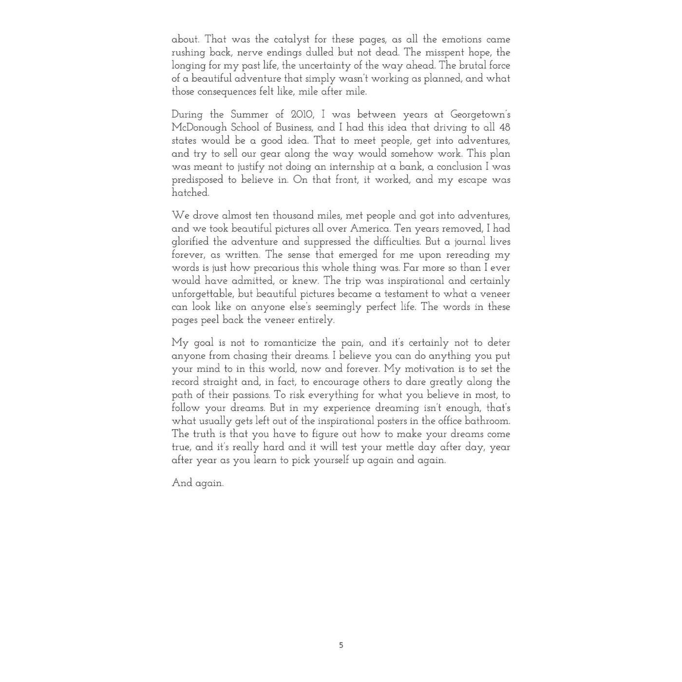 BOOK: How Not to Start a Backpack Company