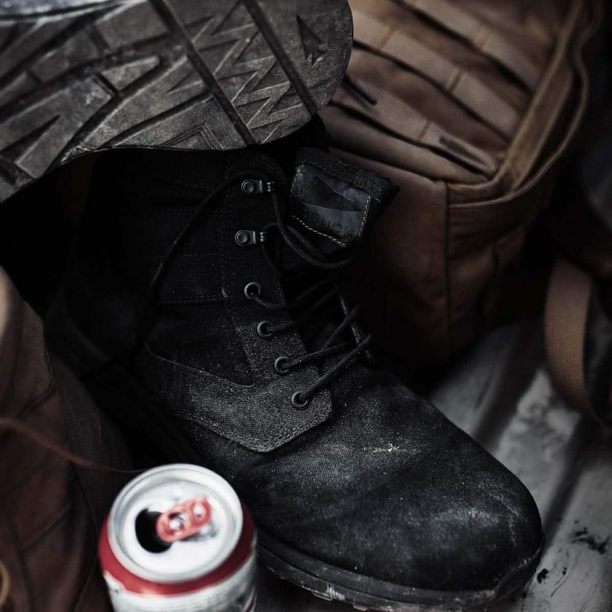Jedburgh Rucking Boots - Mid Top - Black