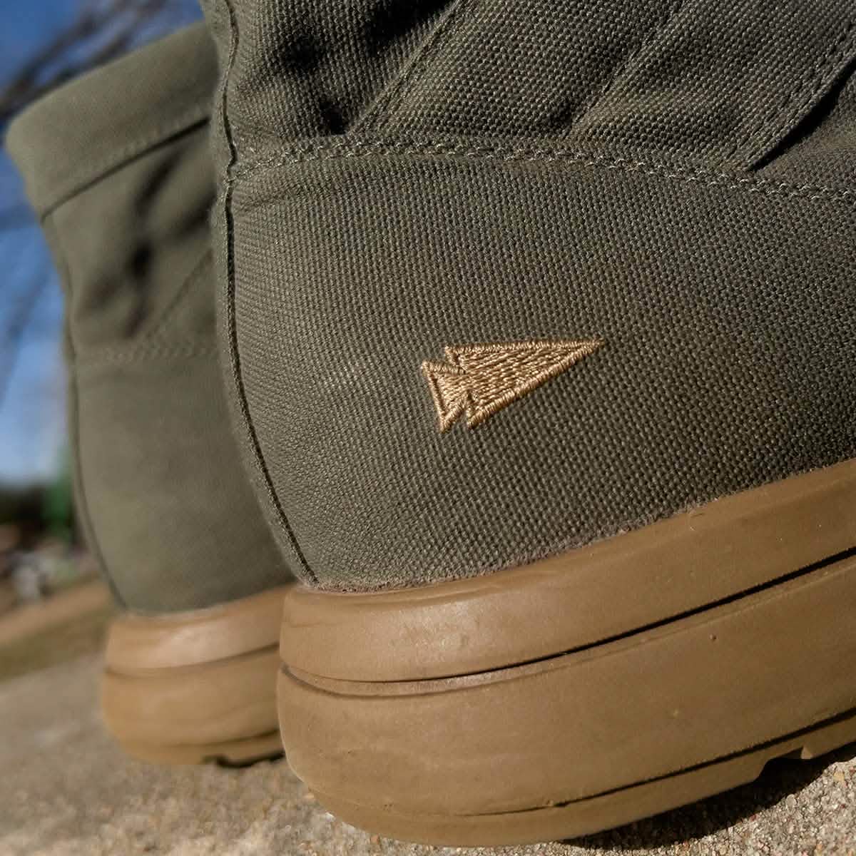 Jedburgh Rucking Boots - Mid Top - Green + Coyote