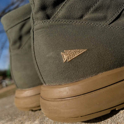 Jedburgh Rucking Boots - Mid Top - Green + Coyote