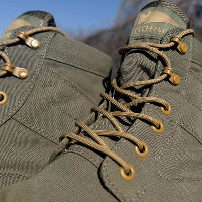 Jedburgh Rucking Boots - Mid Top - Green + Coyote