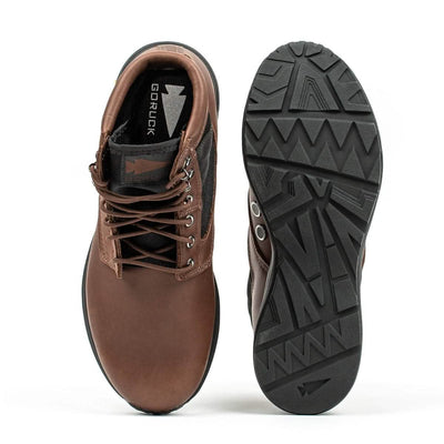 MACV-1 - Mid Top - Dark Brown + Black